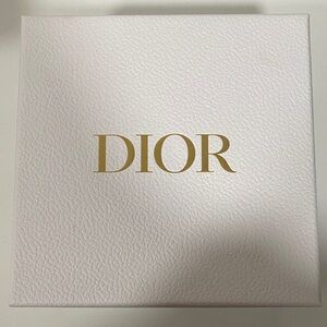 Dior Luxurious White Box with Gold Logo